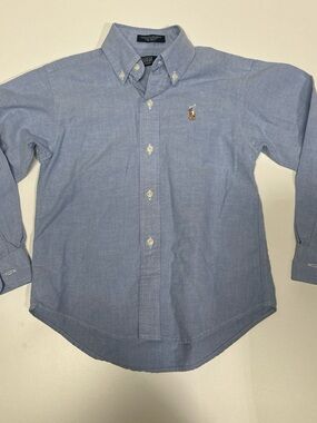 Ralph Lauren Light Blue Button-Down Oxford Shirt